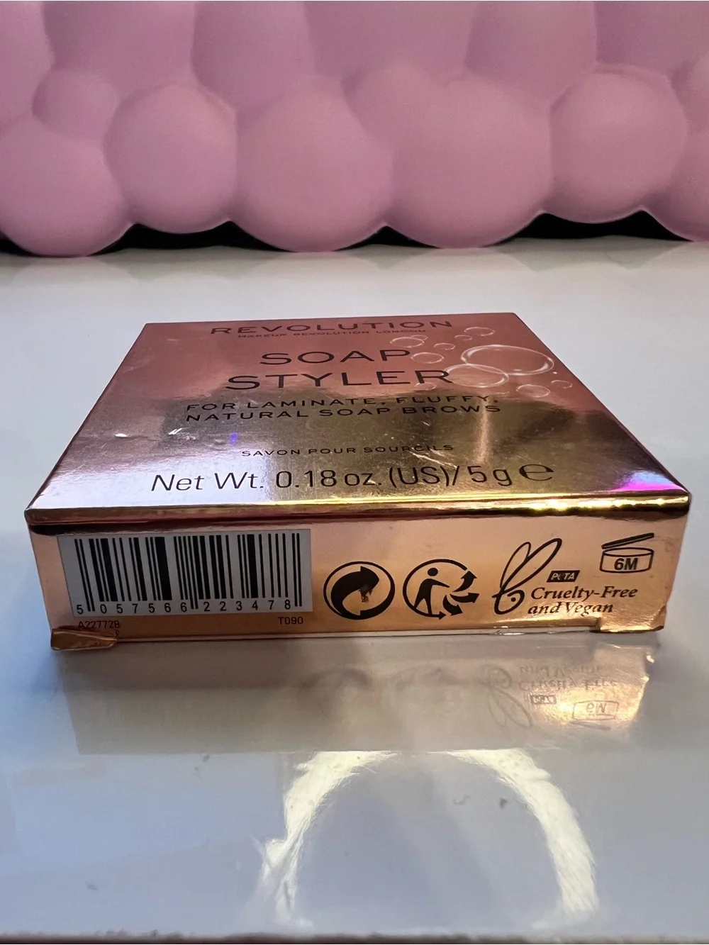 Revolution Soap Styler Brow Soap - Rose Gold Packaging